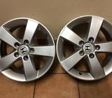 DOS Aros para Honda Civic EN EXCELENTE ESTADO