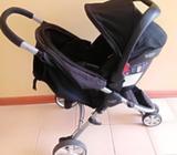 Coche Britax , Porta Bebe Y Base