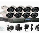 Kit Vigilancia 8 Camaras Y Dvr Hd