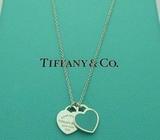 Cadena Tiffany & Co Double Mini Heart