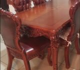 Muebles exclusivos madera de roble,cuero genuino, tallados