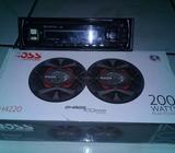 Radio Pionner Y Parlantes Nuevos Boss