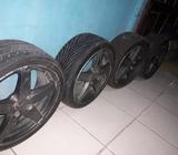 Aros 17s 100mm con Llantas Entera