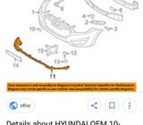 Guardapolvo bumper Tucson Hyundai 865122s000