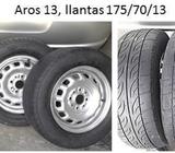 AROS 13 CON LLANTAS 175 70 13