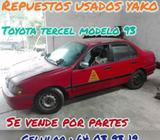 Repuestos Usados Tercel 93