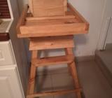 Silla para Bebé de Pino