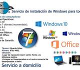 Servicio Domicilio Instalacion Windows