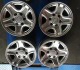 Aros 16, 6 huecos TOYOTA