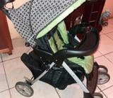 Coche con Porta Bebe Y Silla de Comer