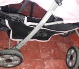 Coche Y Porta Bebé Niña