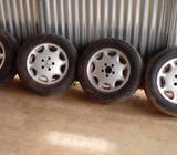 Juego Aros Y Llantas Mercedes W124