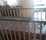 Cuna de Madera con Colchon La Doy con Td