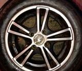 4 Aros #13 con Todo Y Llantas