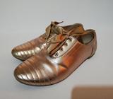 Zapatos Balerina Metalico