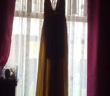 Vestido Mostaza de Gala