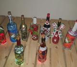 Se Venden Hermosas Botellas Navideñas