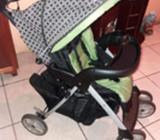 Coche con Porta Bebé Y Silla de Comer