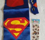 Capas con Antifaz Superman, Mujer Maravi