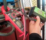 Pinza amperimetrica para corriente directa y alterna, ademas dectector de corriente