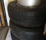 Juego 5 Aros lujo original para Mitsubishi Montero Cachetona
