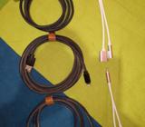 Cables para Carga iPhone Y Adaptador 3.5