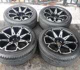 AROS 20 CON LLANTAS EN PERFECTO ESTADO SOMOS TIENDA FISICA BARATOS APROVECHE !!!
