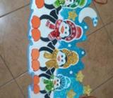 Navidad Familia de Pingüinos