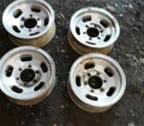 Aros en Aluminio /6huecos #14