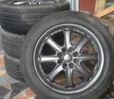 Venta de 4 llantas con sus aros 205/55R16 Perfil Alto