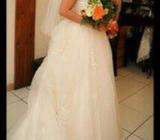 Vestido de Novia Color Ivory