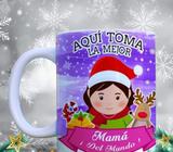Tazas Navideñas Personalizadas