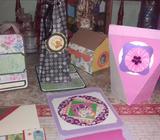 Vendo Tarjetas Y Cajitas Navideñas