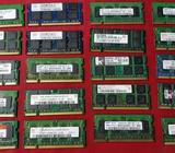 Memorias Rams para Laptop 1GB DDR2
