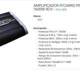 Amplificador 1600/2 Canales Especial Sub