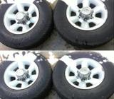 Aros 6 Huecos con Llantas 235 75 R15