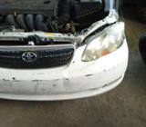Repuestos para corolla del 2003 al 2008, motor 1zz