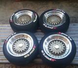 Aros Bbs 15x8 Llantas Muy Buenas Exelent