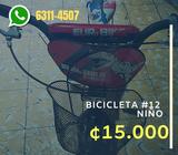 Bicicleta Niño