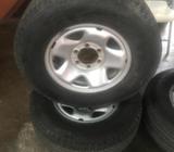 AROS 17 DE LATA CON LLANTAS 6 HUECOS 139 MM