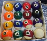 juego de bolas de billar