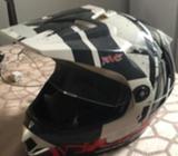 Casco moto Semi-Nuevo doble Vicera