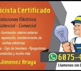 Electricista Certificado Residencial Y C