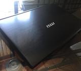 Laptop MSI 2gb NVIDIA 8GB RAM 240 SSD 1tb HHD