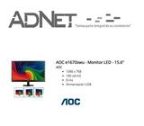 MONITOR AOC 15,6 LED E1670SWUE