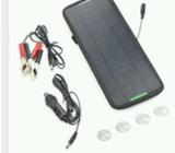 Panel cargador solar para auto y moto
