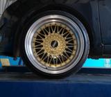 Lindos Aros Bbs 17x8.5 Doble Medida