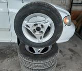 5 Aros Y Llanta 13 Doble Medida 89071616