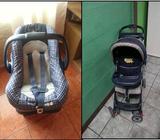 Vendo Coche y Porta Bebé