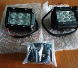 Halógenos Leds Nuevos Luz Blanca Pareja